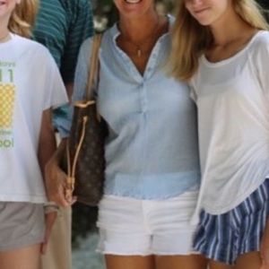 Apiece Apart stripe linen top